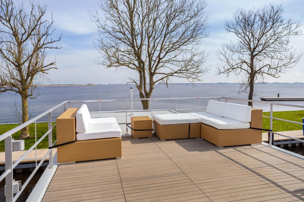 Welcome In - Houseboat Agua Dolce Met Tuin, Paviljoenwei 4, Sneek - Offingawier Esterno foto